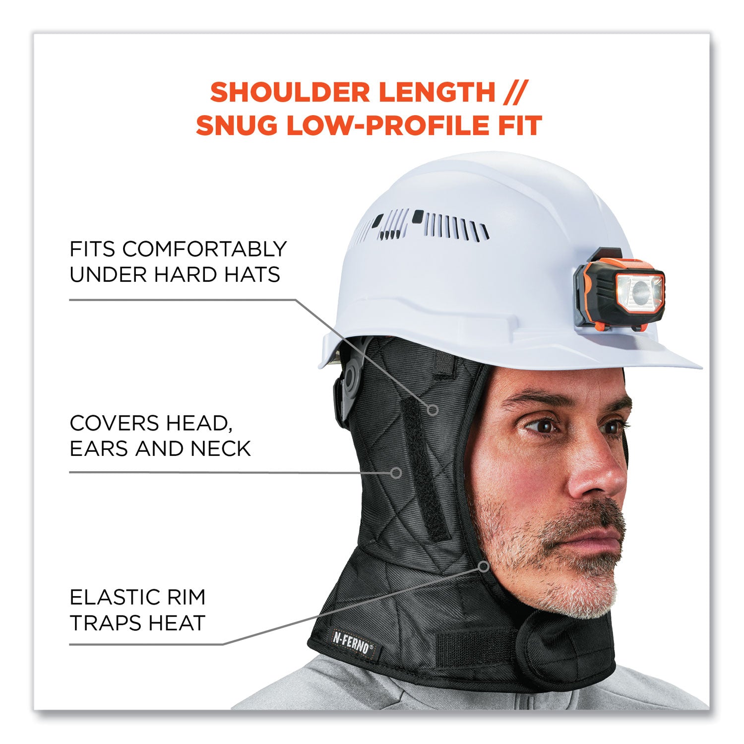 Polyester, Nylon, Foam, Elastic - Black