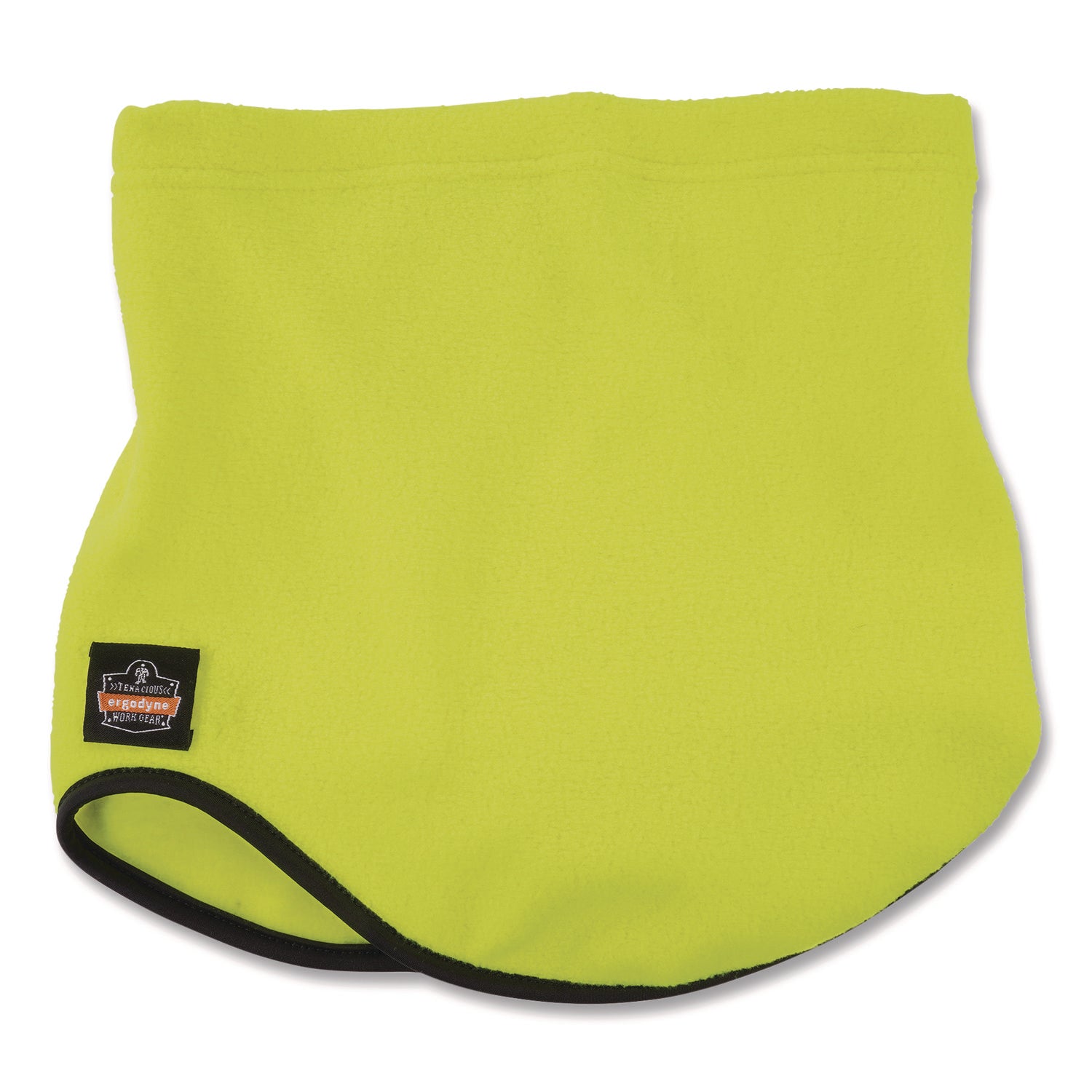 Ergodyne 6960 Fleece Neck Gaiter, Lime, Lightweight, Breathable, Stretchable, High Visibility, 1 Each