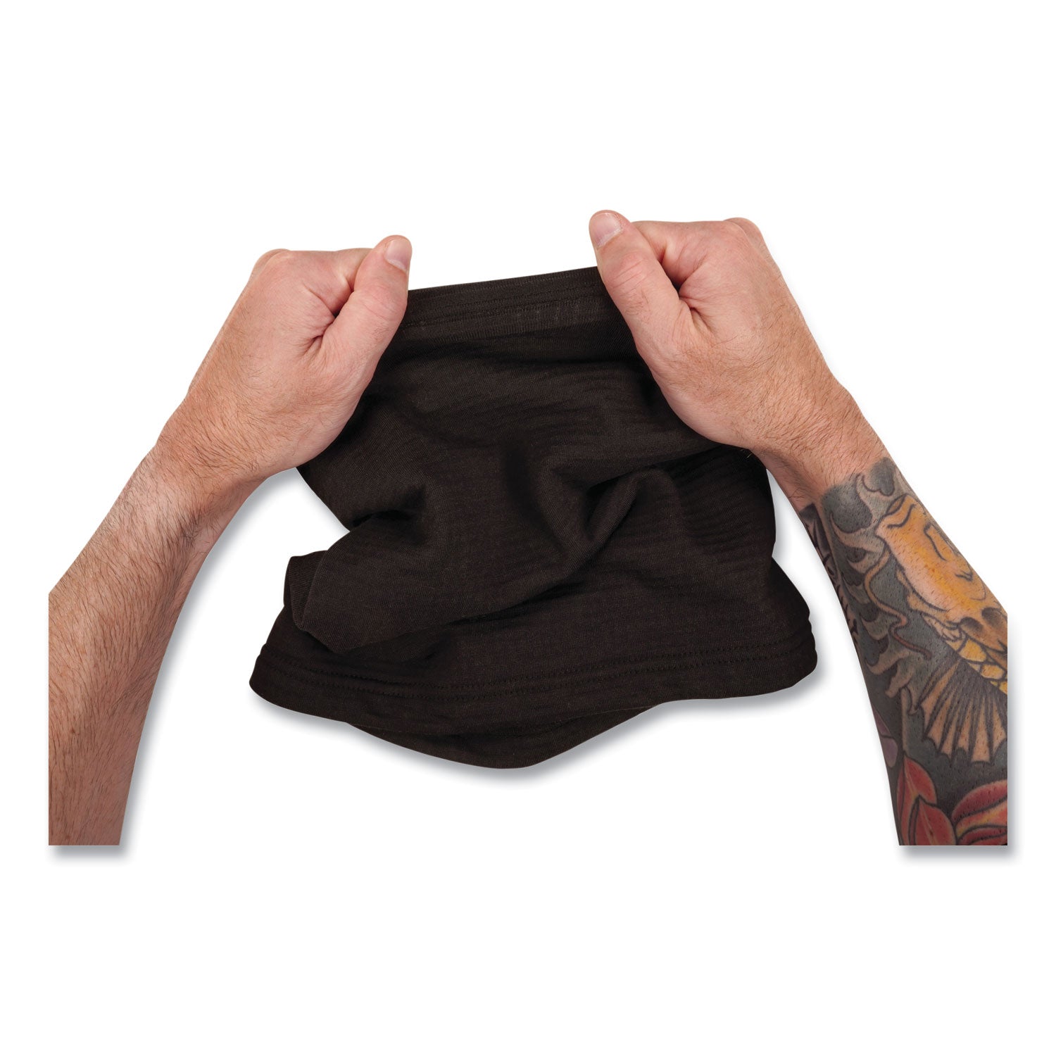 Ergodyne 6962 Flame-Resistant Neck Gaiter, Dual Compliant, Black, 1 Each