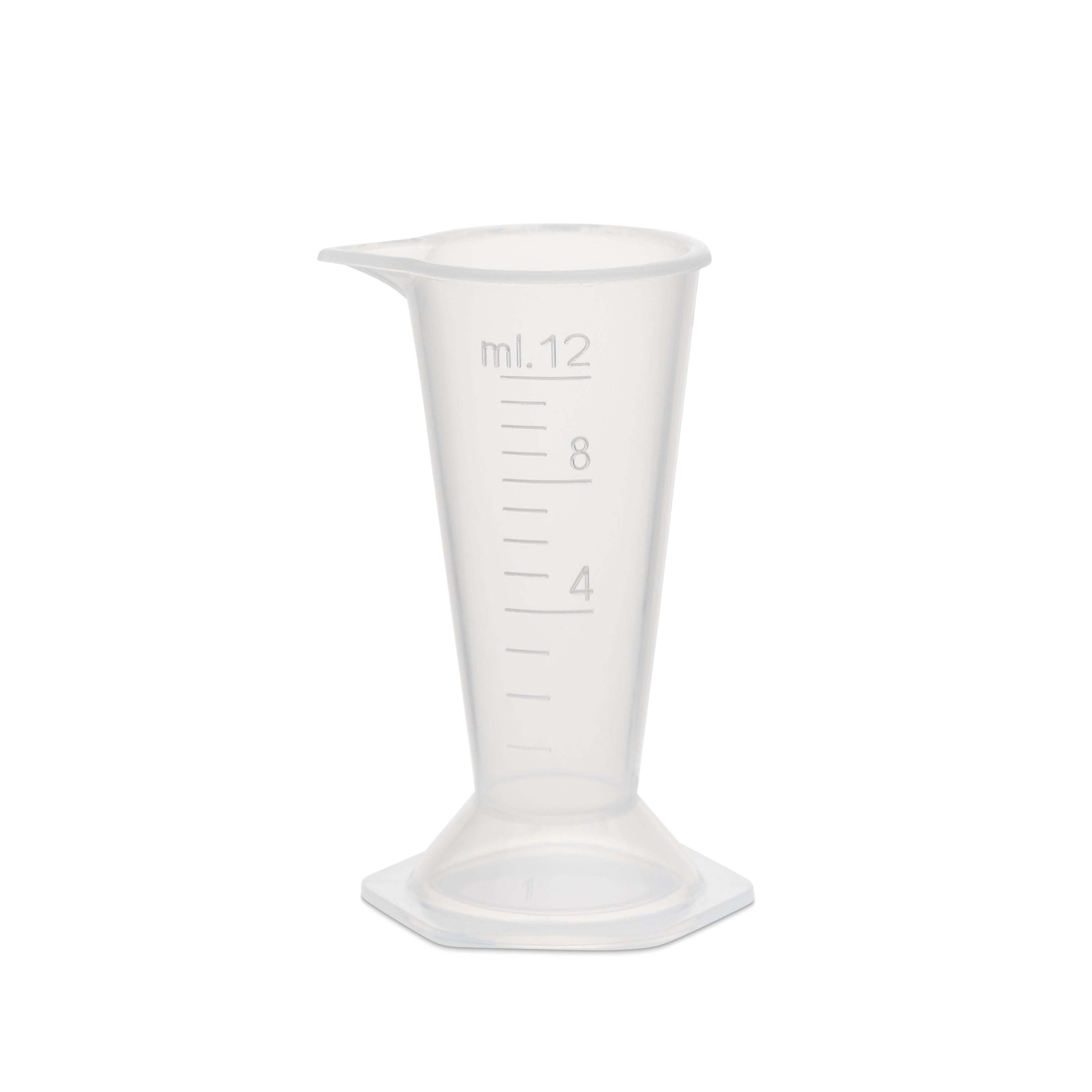 United Scientific® Conical Measuring Cylinders, PP 12 mL, comes with 12
