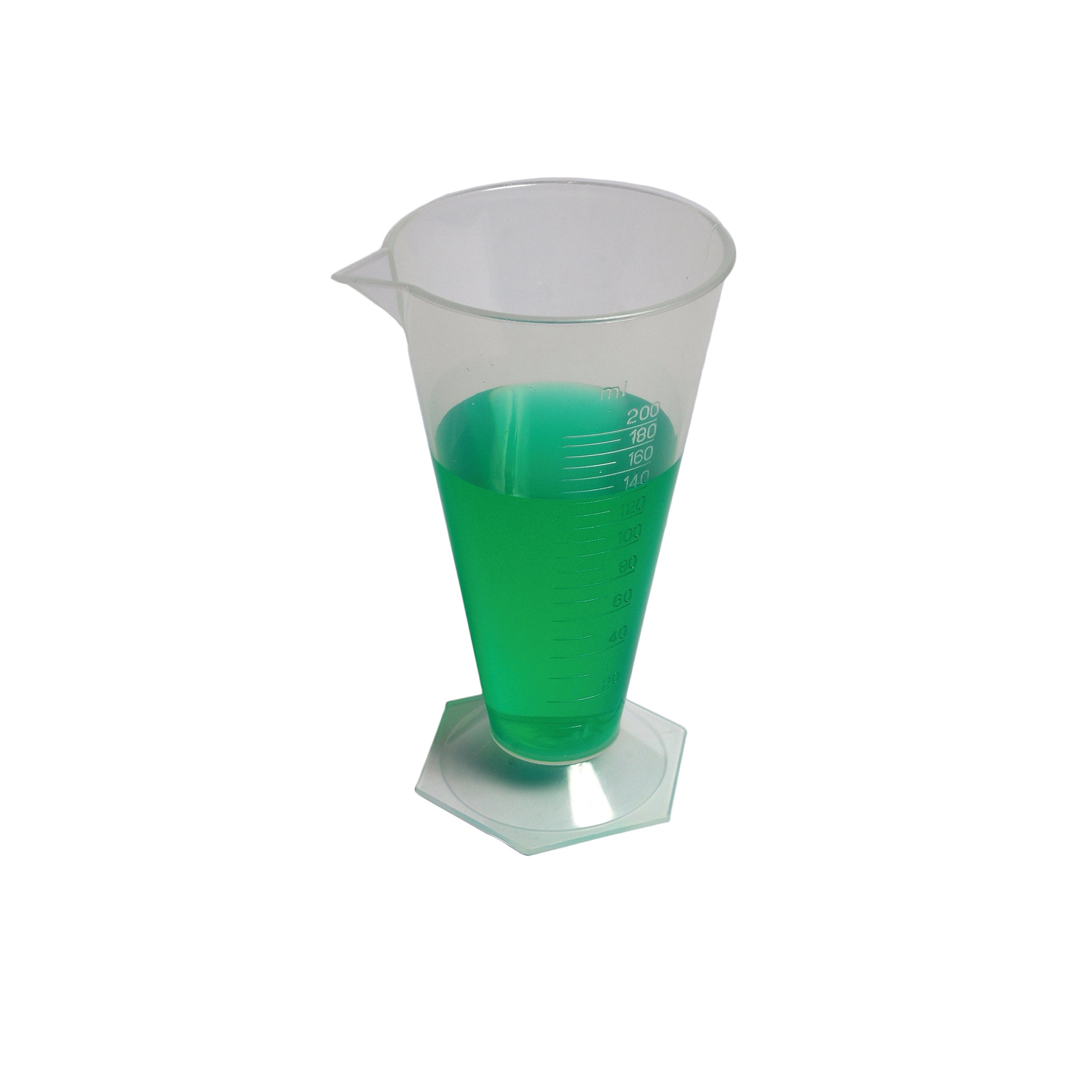 United Scientific® Conical Measuring Cylinders, PP 12 mL, comes with 12