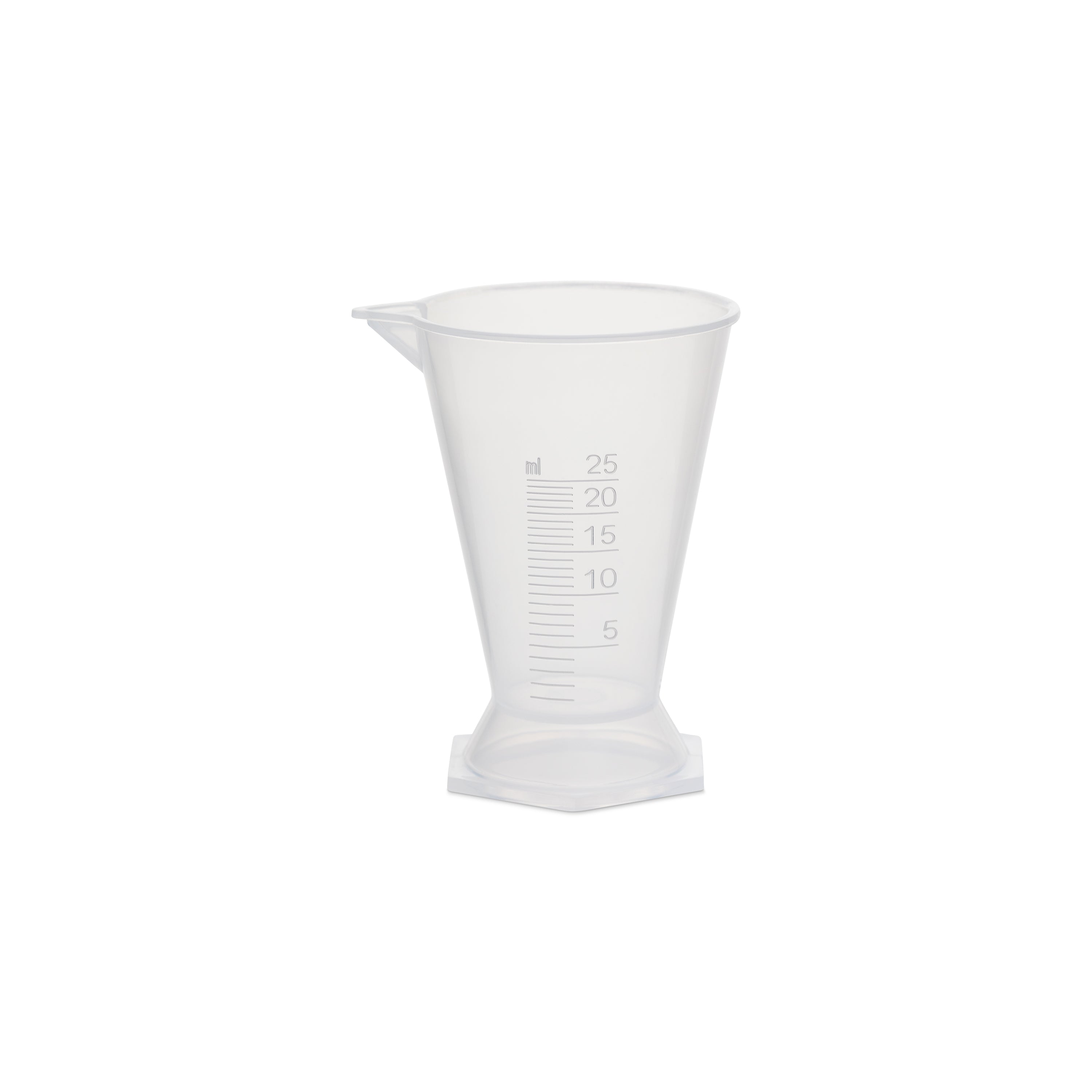 United Scientific® Conical Measuring Cylinders, PP 25 mL, comes with 12