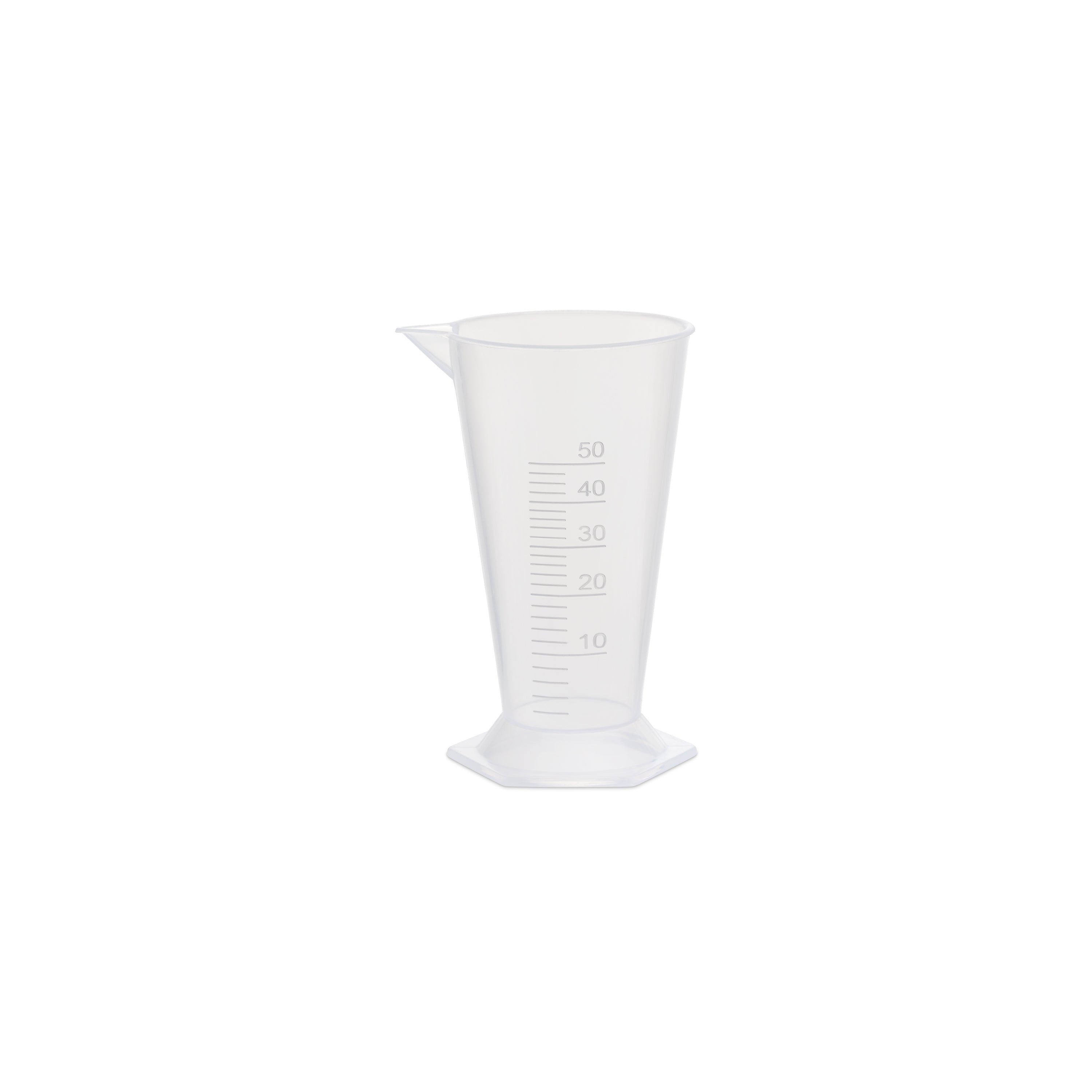 United Scientific® Conical Measuring Cylinders, PP 50 mL, comes with 12