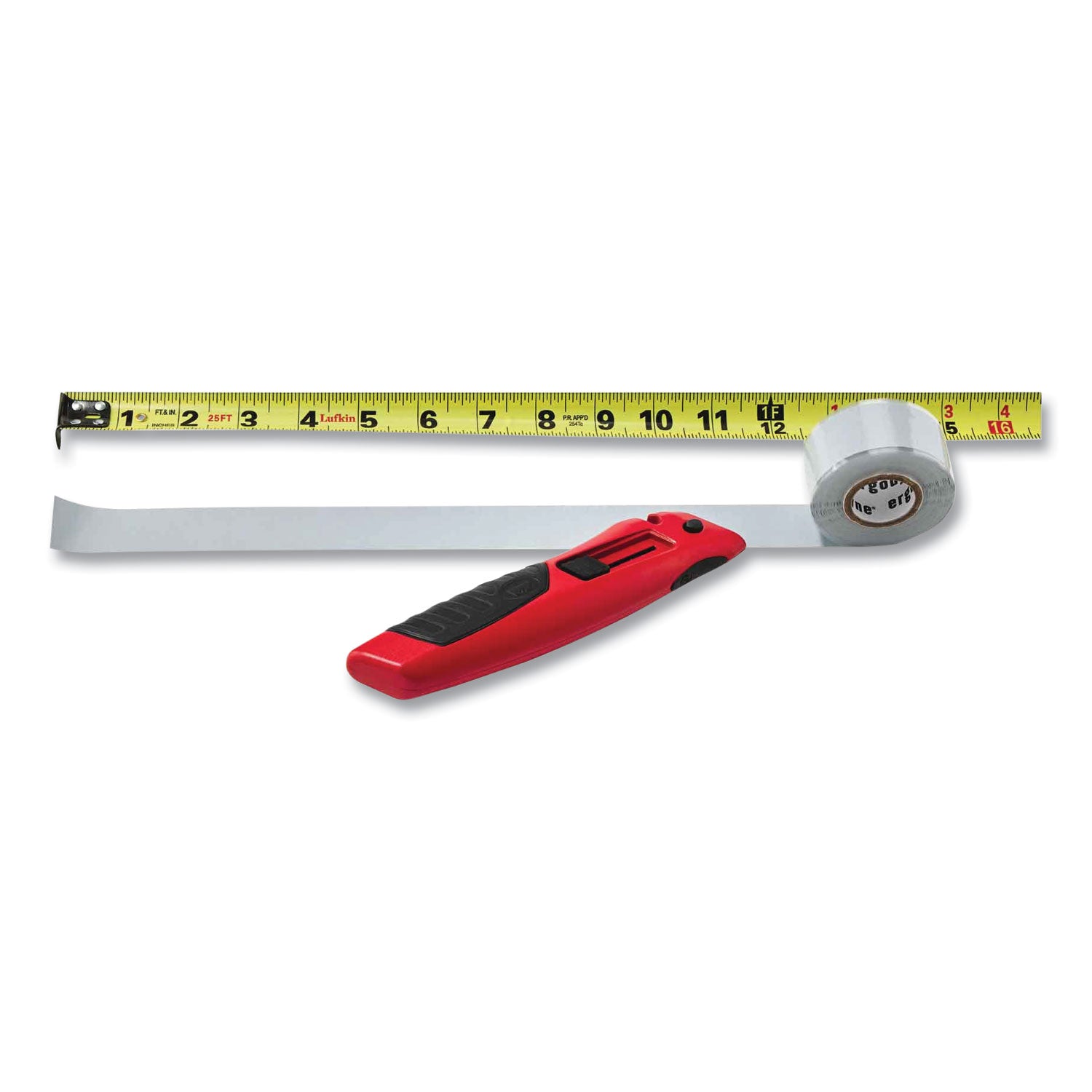Ergodyne 3755 Self-Adhering Tape Trap - 12 ft Length - Gray - Fiberglass - 1 Each