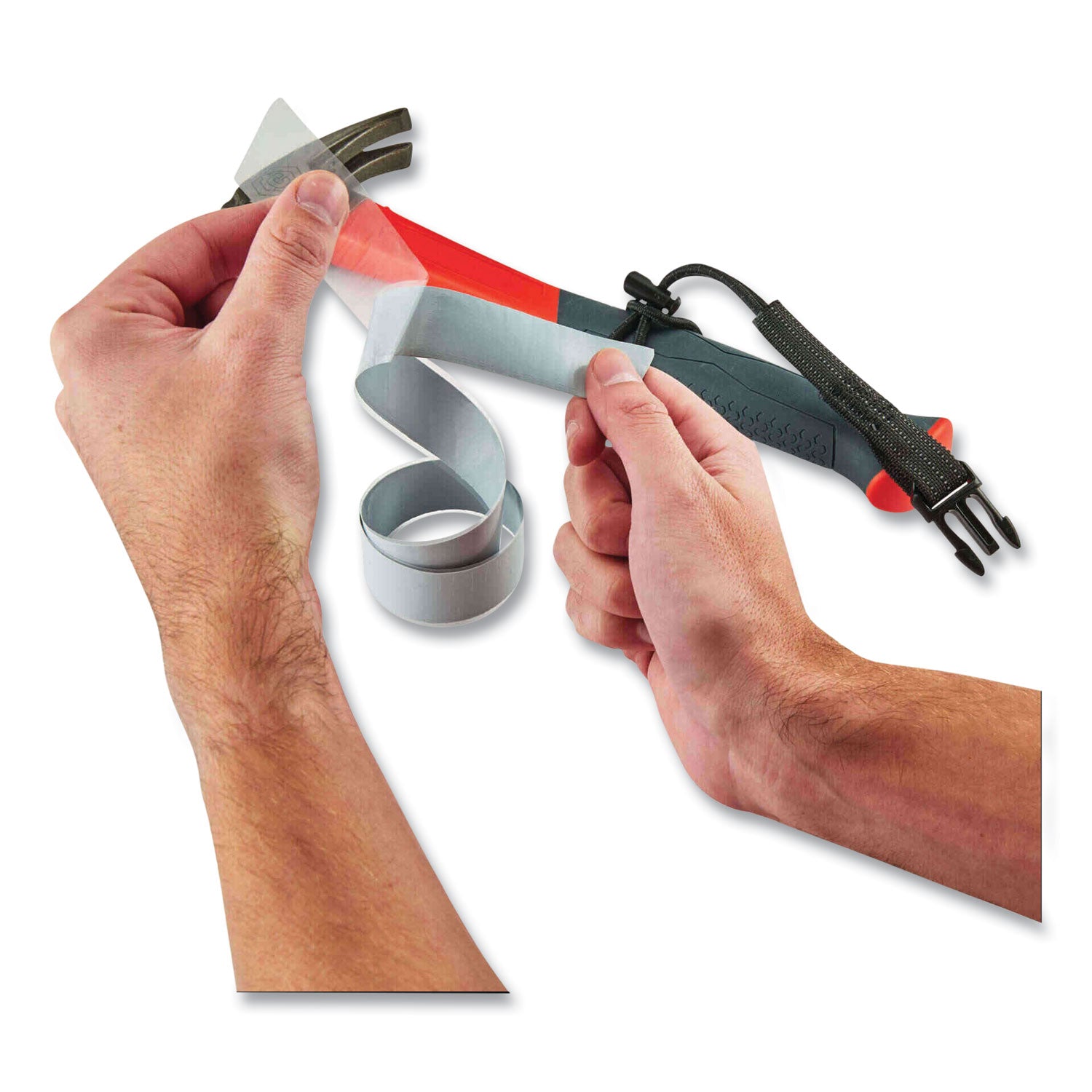Ergodyne 3755 Self-Adhering Tape Trap - 12 ft Length - Gray - Fiberglass - 1 Each