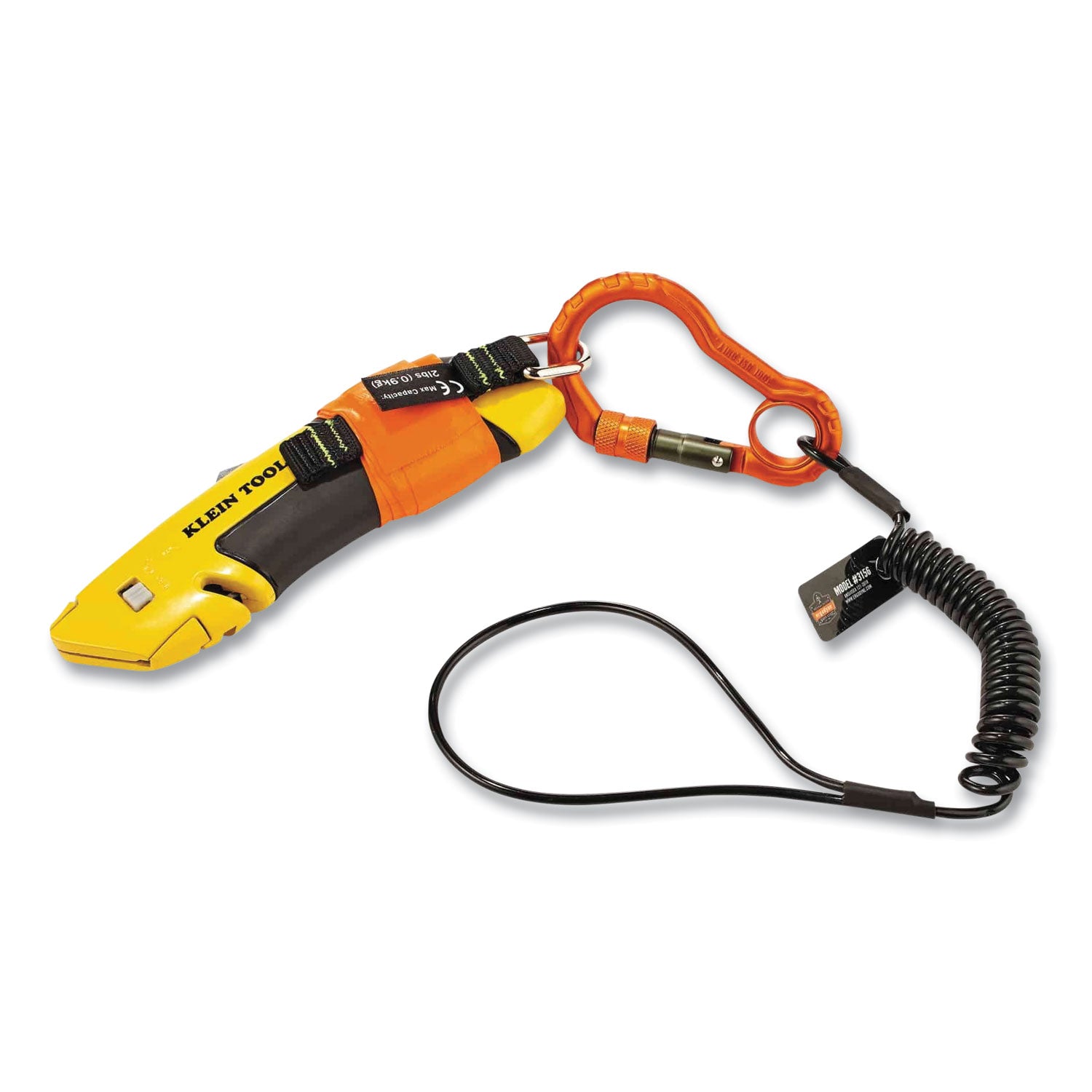 Ergodyne 3755 Self-Adhering Tape Trap - 12 ft Length - Orange - Fiberglass - 1 Each