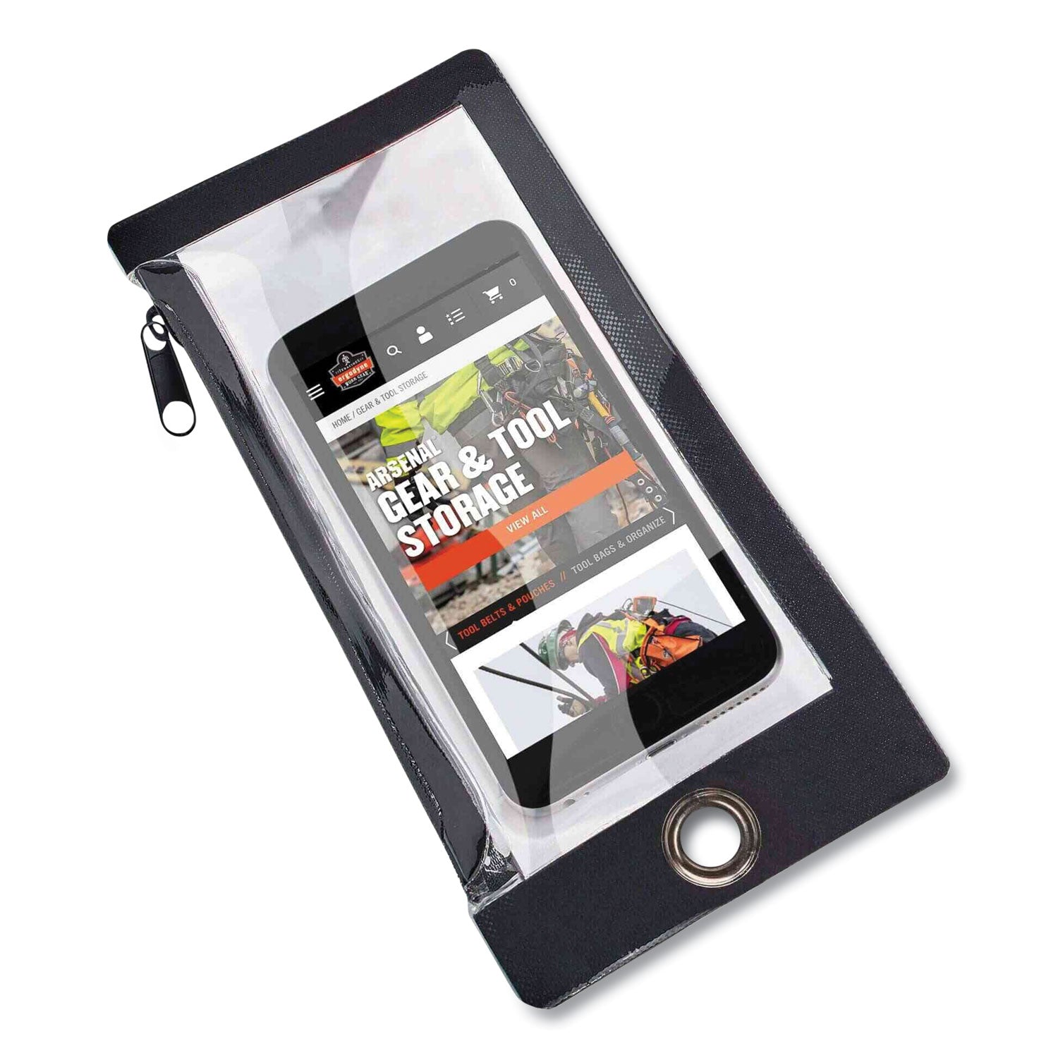 For Smartphone - Clear - Rain Resistant, Snow Resistant, Dirt Resistant, Dust Resistant, Sand Resistant, Drop Resistant, Water Resistant - Tarpaulin - 1 Each