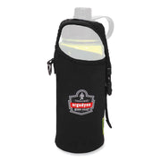 Ergodyne 3775 Can/Bottle Holder & Trap, Black, Stainless Steel/Zinc/Neoprene/Nylon, 2.5" Height x 3.6" Width, 1 Each