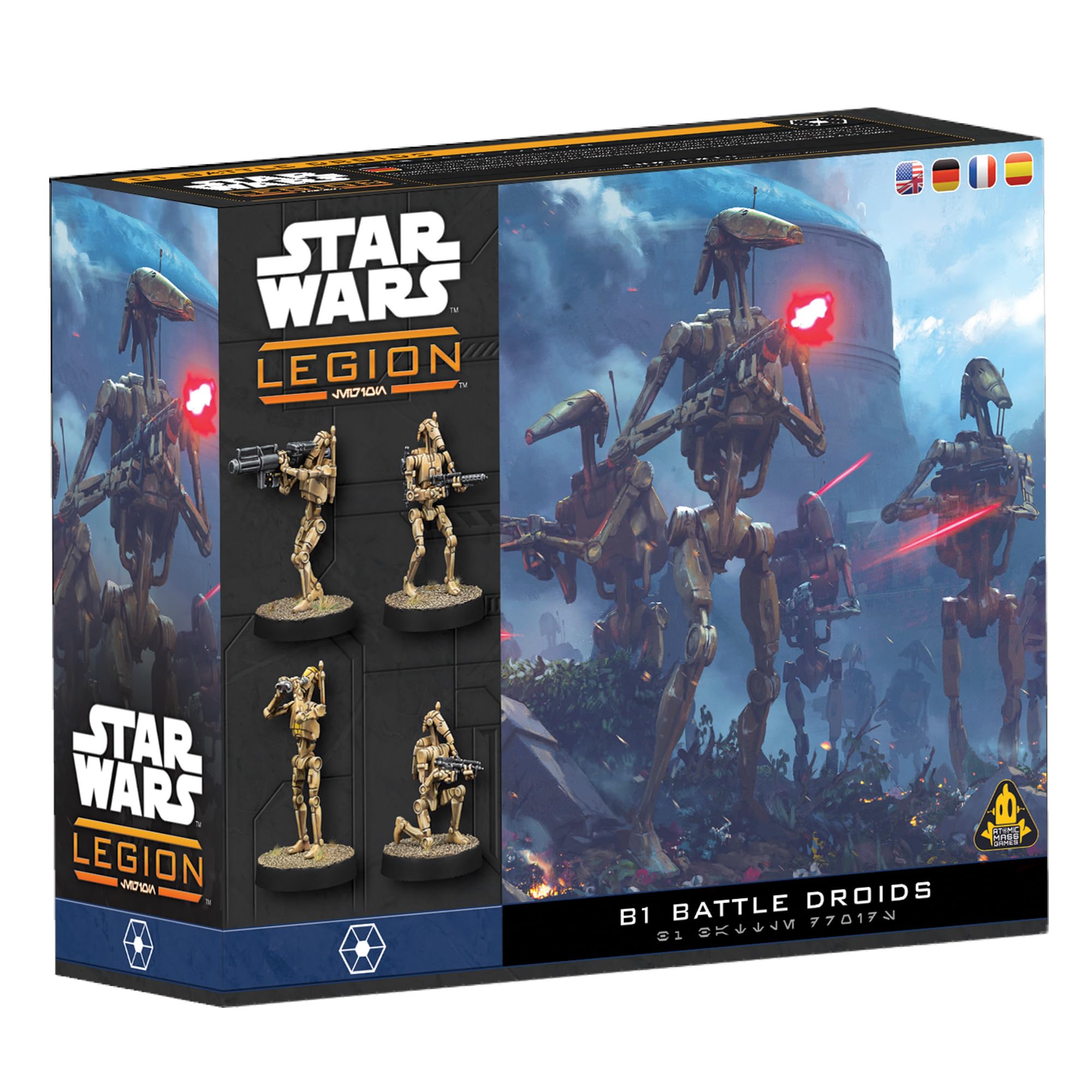 Asmodee Star Wars: Legion B1 Battle Droids - Tabletop Miniatures Game, Strategy Game for Kids and Adults, Ages 14+, 2 Players, 90 Min Playtime