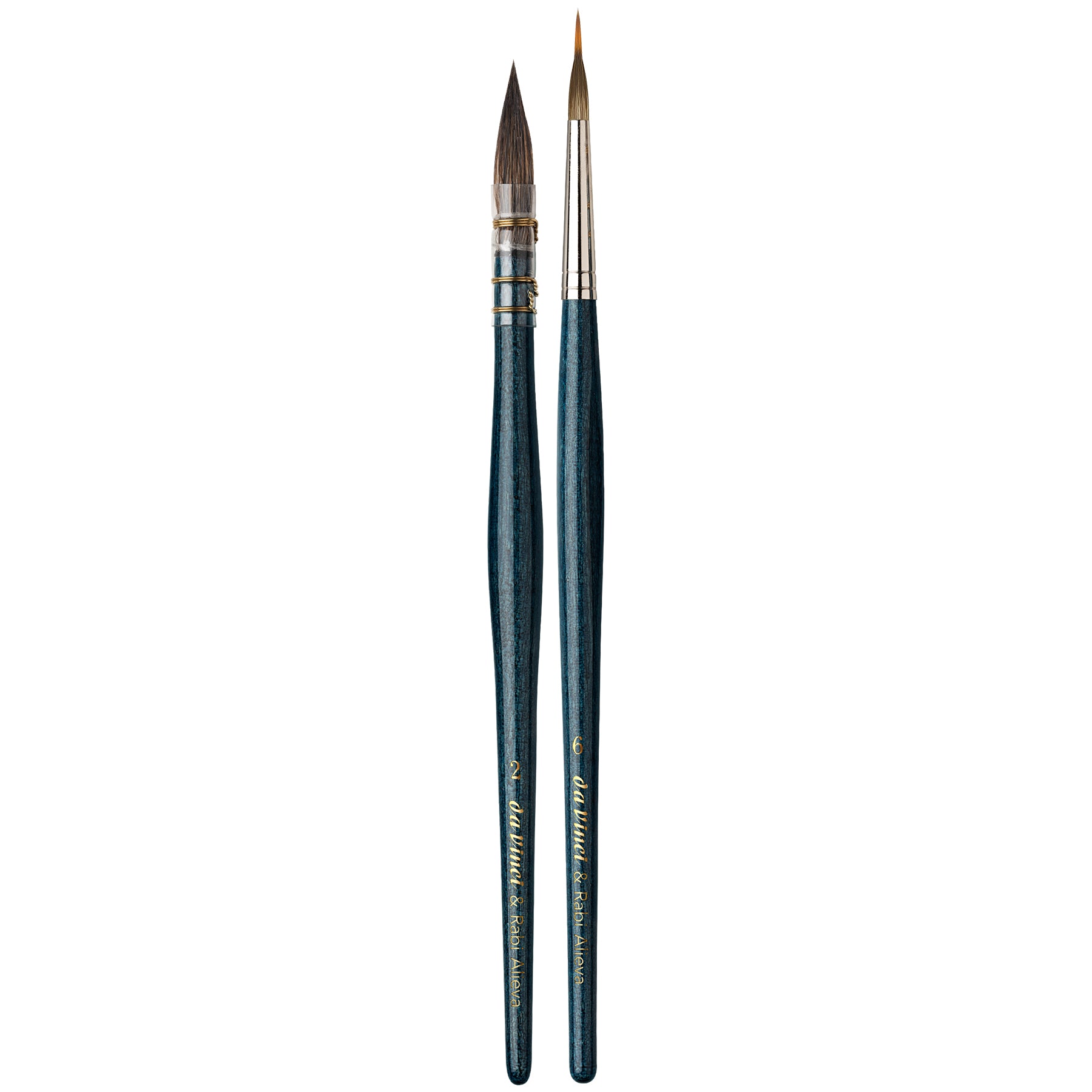 Artist Signature Collection by Rabi Alieva, Watercolor Brushes, Assorted, 2 Brush Set
