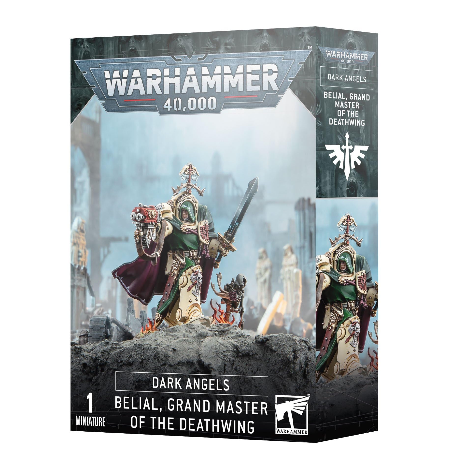 Games Workshop - Warhammer 40,000 - Dark Angels: Belial Grand Master of The Deathwing, Black