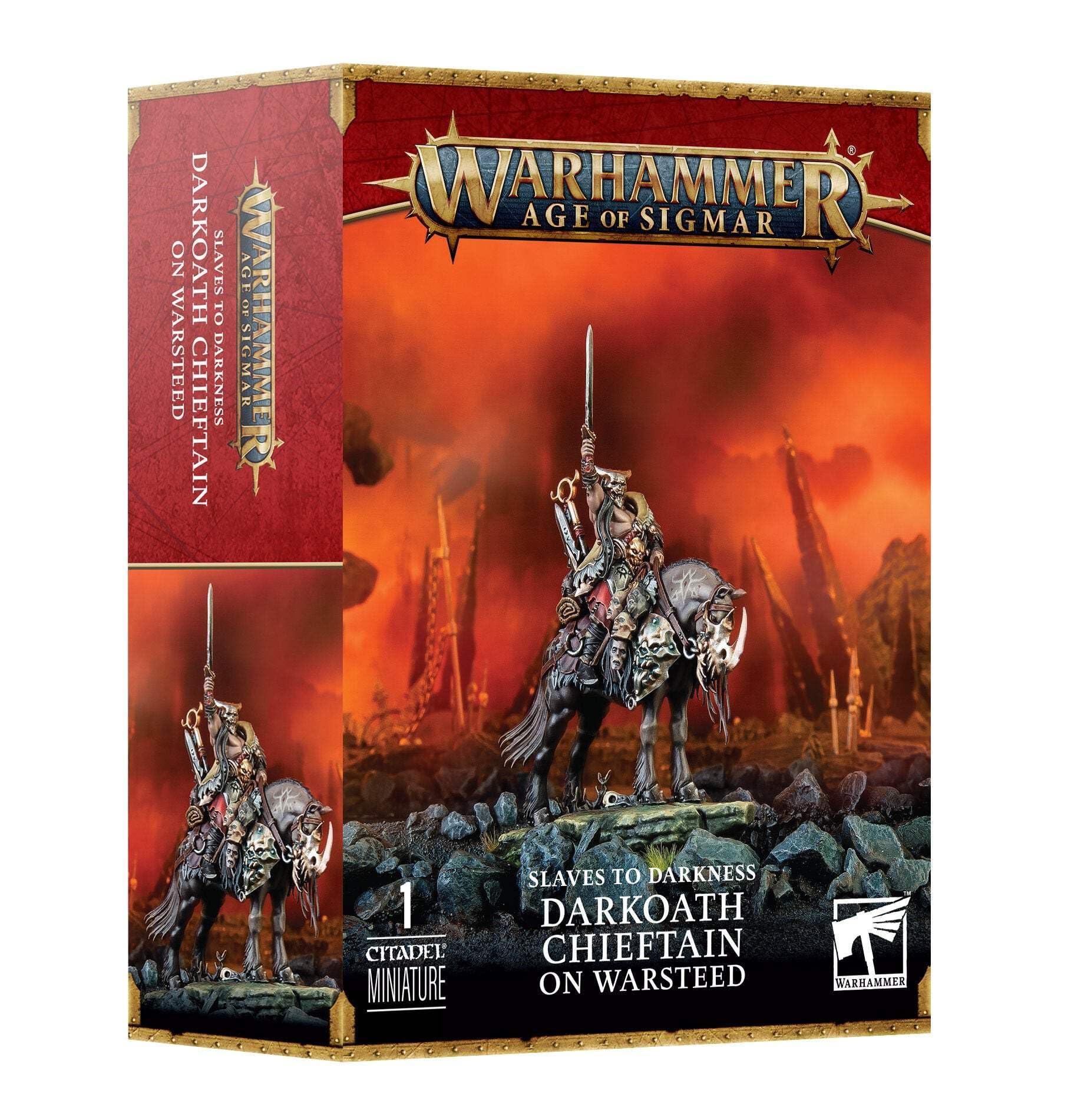 Games Workshop - Warhammer - Age of Sigmar - Slaves to Darkness: Darkoath Chieftain on Warsteed [Video Game]