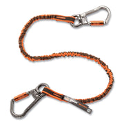 Adjustable - 25 lb Load Capacity - Standard - Carabiner Attachment - 11.3" Height x 1.3" Width x 48" Length - Orange, Gray - Anodized Aluminum Alloy, Nylon - 6 / Carton