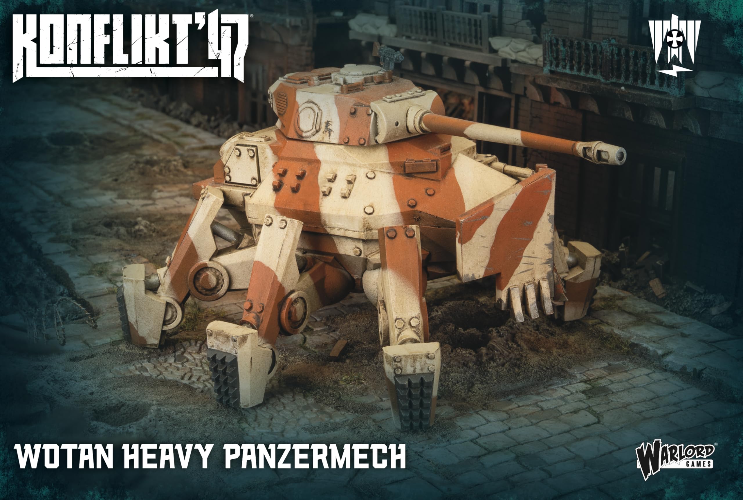 Warlord Games Wotan Heavy Panzermech - Axis Miniature for Konflikt 47 Highly Detailed 28mm Scale Miniatures