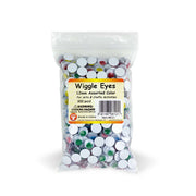 Wiggle Eyes - Paste On, 12 mm Asst'd, 500