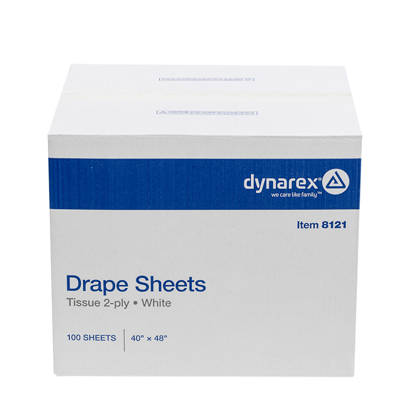 White Drape Sheets, 40" x 48"100 per Case