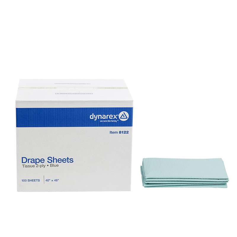 Blue Drape Sheets, 40" x 48"100 per Case