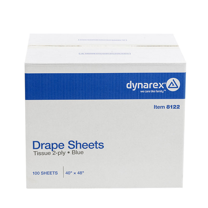 Blue Drape Sheets, 40" x 48"100 per Case