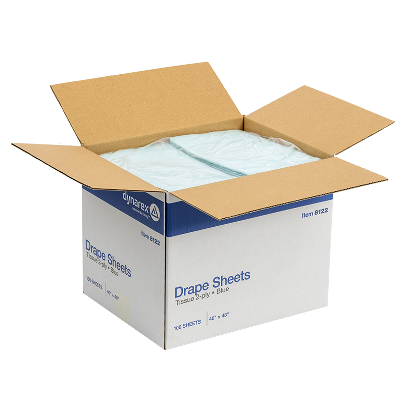 Blue Drape Sheets, 40" x 48"100 per Case