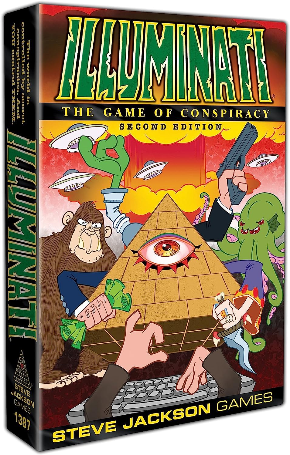 Illuminati Second Edition Game | The Game of Conspiracy Family Card Dice Game | For Adults and Family | Ages 13+ | 2 - 6 Players | Average Play Time 60 -120 Minutes | From Steve Jackson Games