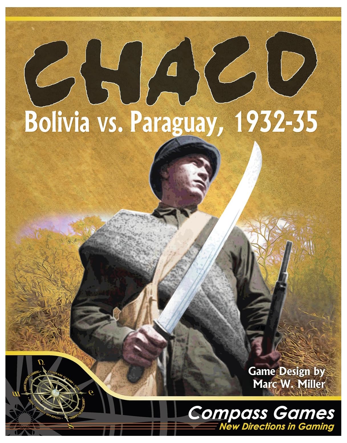 Compass Games Chaco: Bolivia vs Paraguay Board Game for Adults 18+