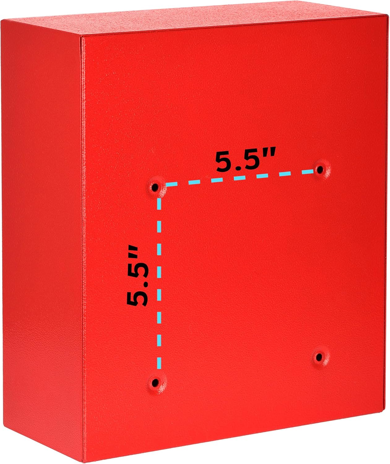 Medium Ultimate Red Wall Mounted Mail Box with Suggestion Cards