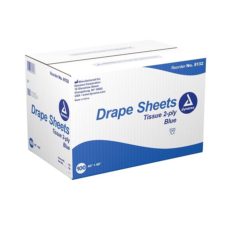 Blue Drape Sheets, 40" x 60"100 per Case