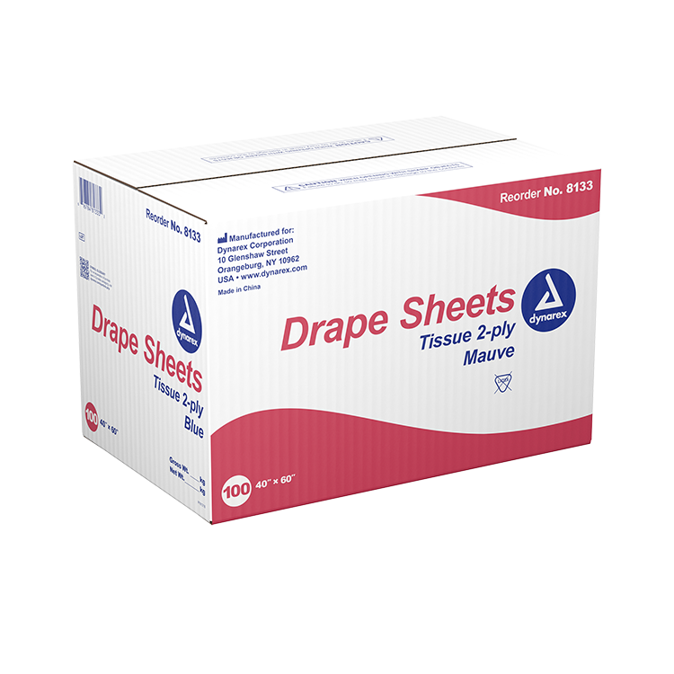Mauve Drape Sheets, 40" x 60"100 per Case