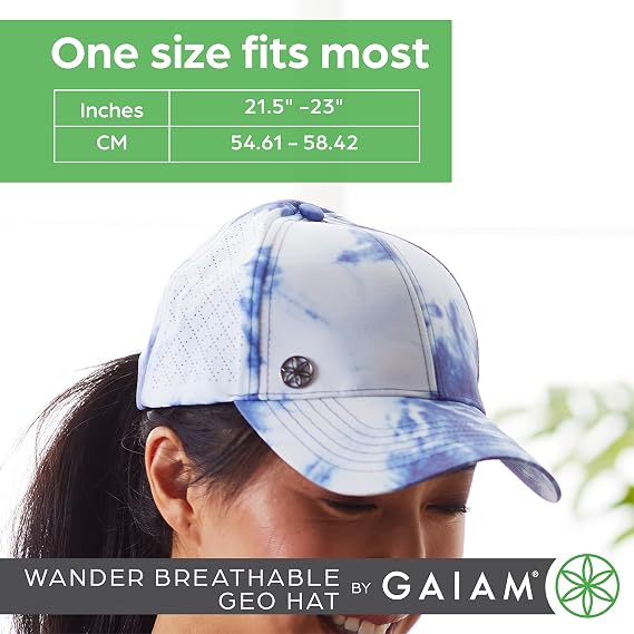 Gaiam Wander Breathable Geo Hat - Dusk