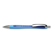Schneider Slider Rave XB Ballpoint Pen - 1.4 mm Extra Broad Pen Point - Retractable - Blue Ink - Blue Rubberized, Light Blue Barrel - Stainless Steel Tip - 5 / Pack