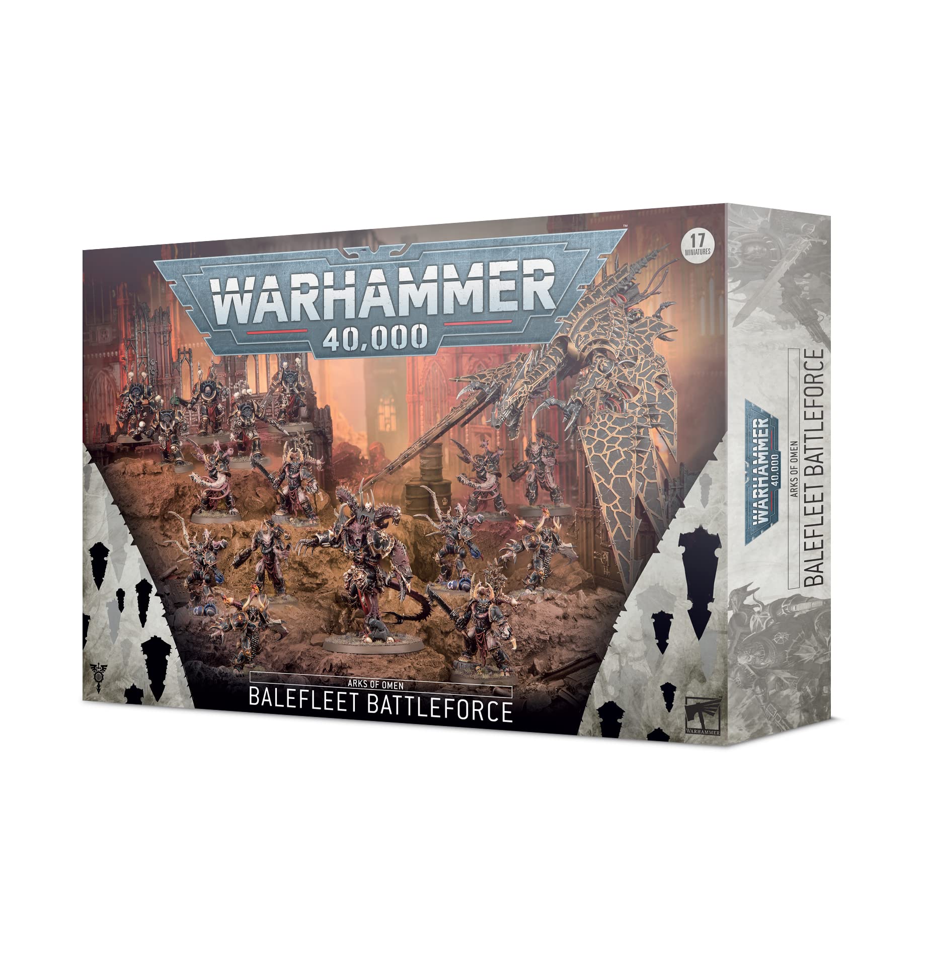 Games Workshop Warhammer 40,000 Arks of Omen: Balefleet Battleforce 43-43-99-12-01-02-178 Red One Size