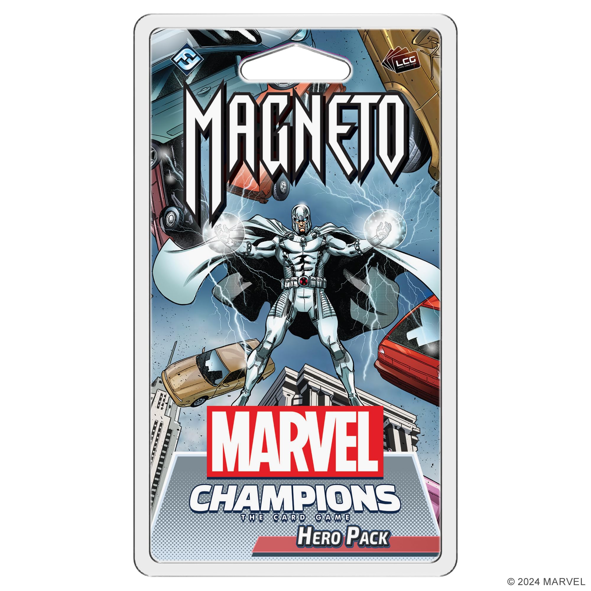Marvel Champions The Card Game Magneto Hero Pack - Superhero Strategy Game, Cooperative Game for Kids and Adults, Ages 14+, 1-4 Players, 45-90 Minute Playtime, Made by Fantasy Flight Games
