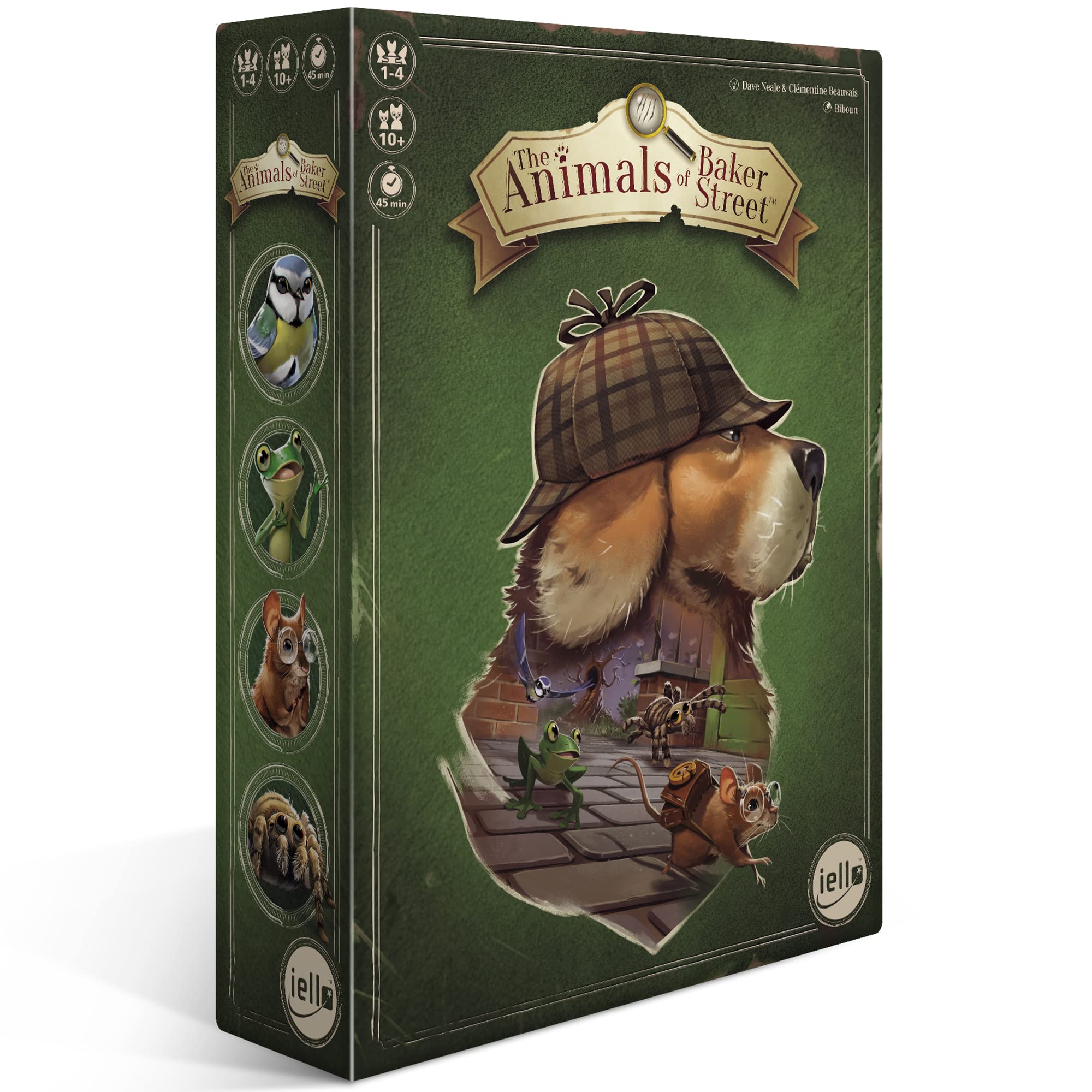 IELLO: The Animals of Baker Street - Investigation Game, Playable for The Whole Family, Ages 10+, 2-4 Players, 45 Mins, Medium