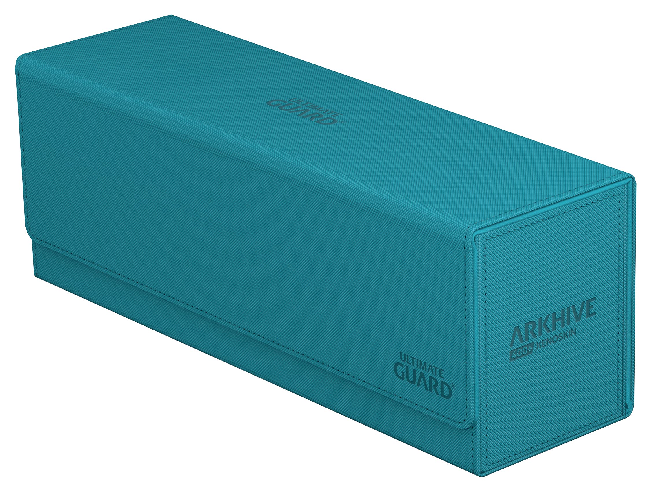 Ultimate Guard Arkhive 400+, Deck Case for 400 Double-Sleeved TCG Cards, Petrol, Compatible with Boulders, Magnetic Closure & Microfiber Inner Lining
