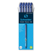 1 mm Medium Pen Point - Blue Ink - Transparent Rubberized, Blue Barrel - Stainless Steel Tip - 10 / Pack