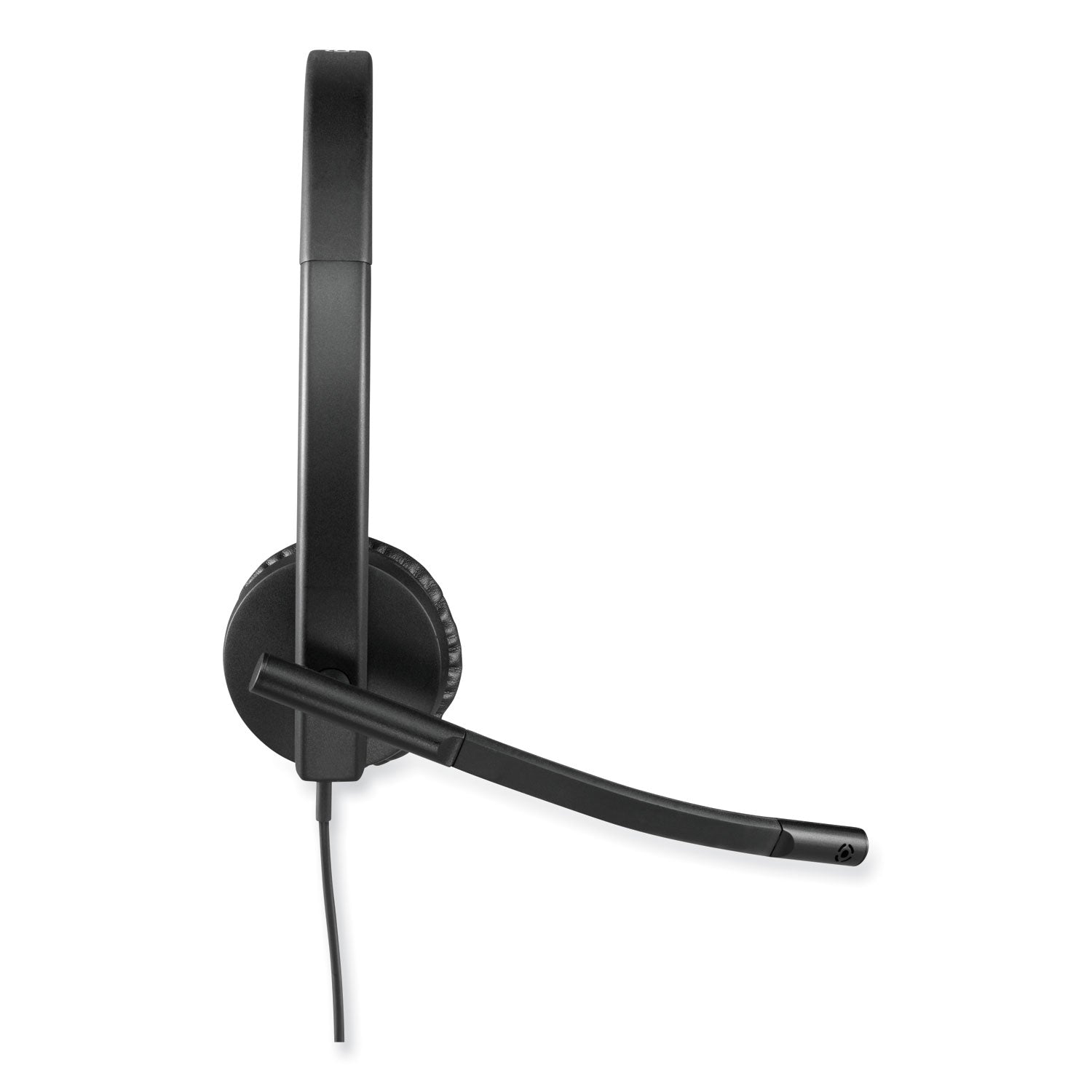Stereo - USB - Wired - 31.50 Hz to 20 kHz - Over-the-head - Binaural - Supra-aural - Noise Cancelling, Electret Microphone - Black