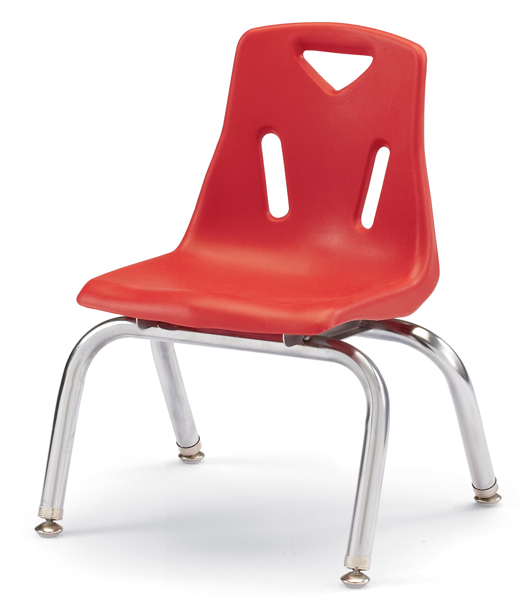 Berries® Stacking Chair with Chrome-Plated Legs - 10" Ht - Purple
