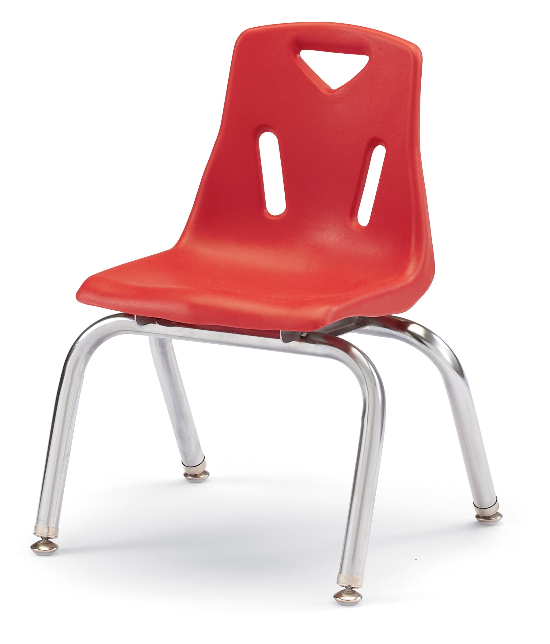 Berries® Stacking Chair with Chrome-Plated Legs - 14" Ht - Coastal Blue