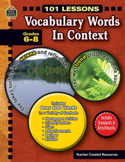 101 Lessons: Vocabulary Words in Context (Gr. 6–8)