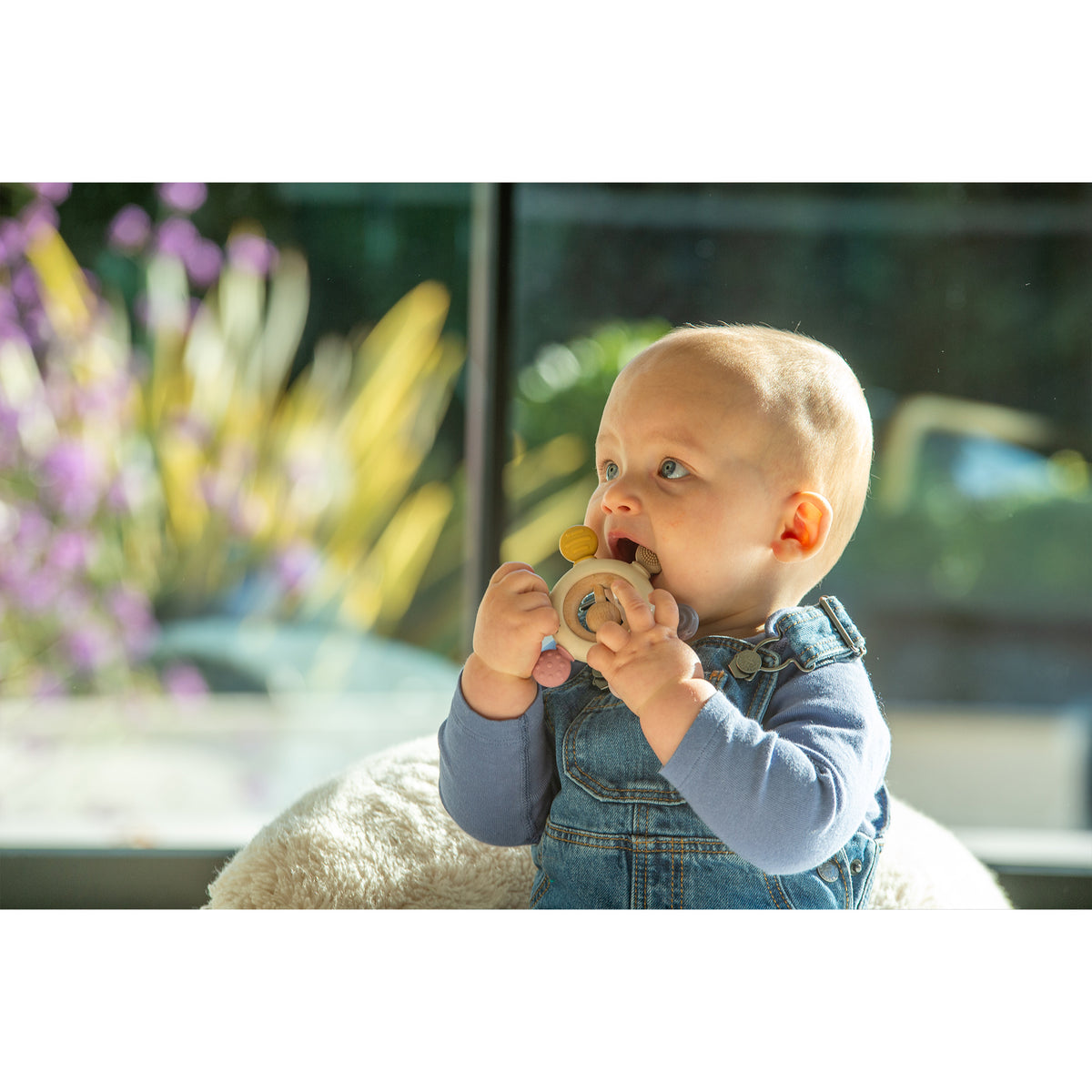 SILISOFT RATTLE TEETHER EARTH