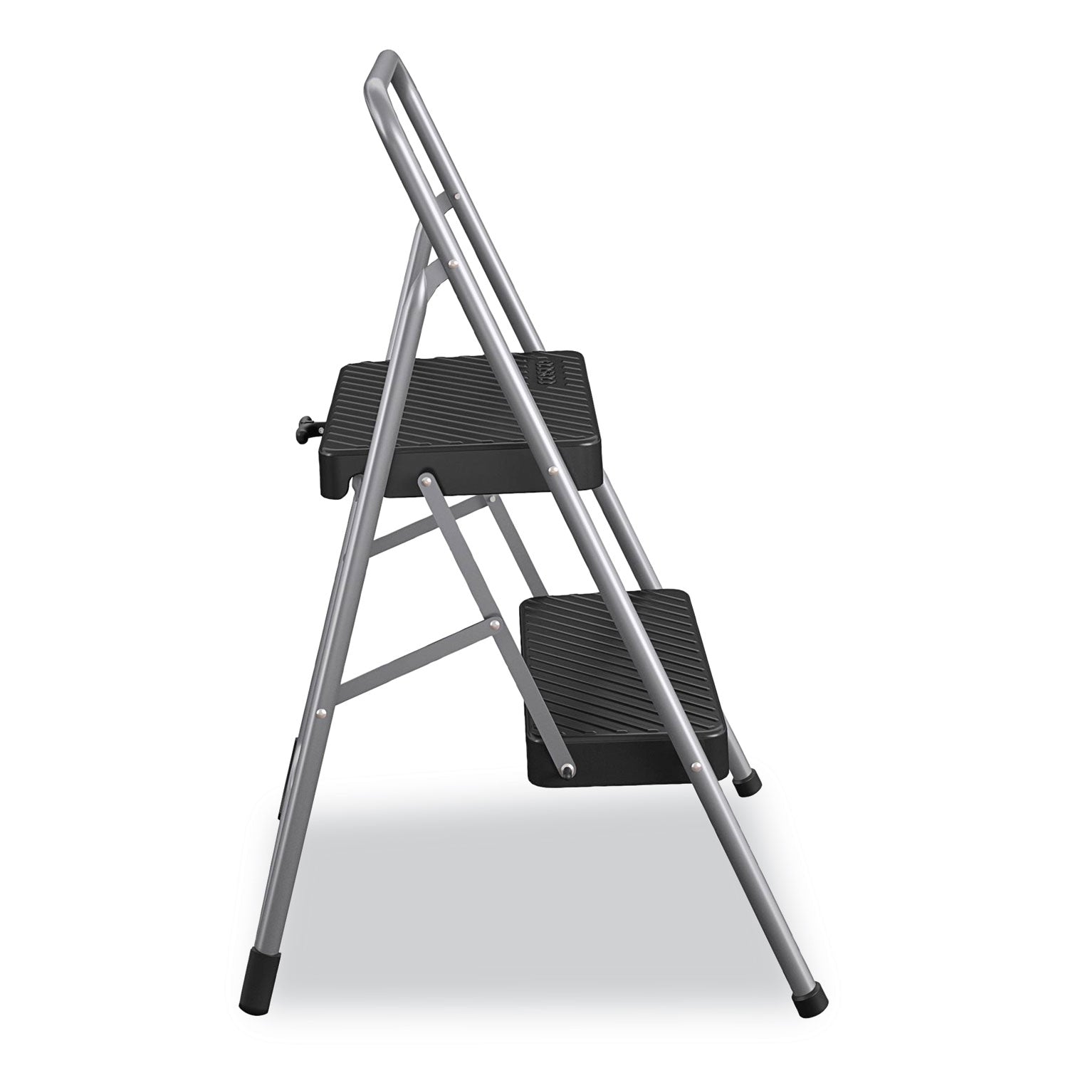 2 Step - 200 lb Load Capacity - 17.3" Width x 18" Depth x 28.2" Height - Gray