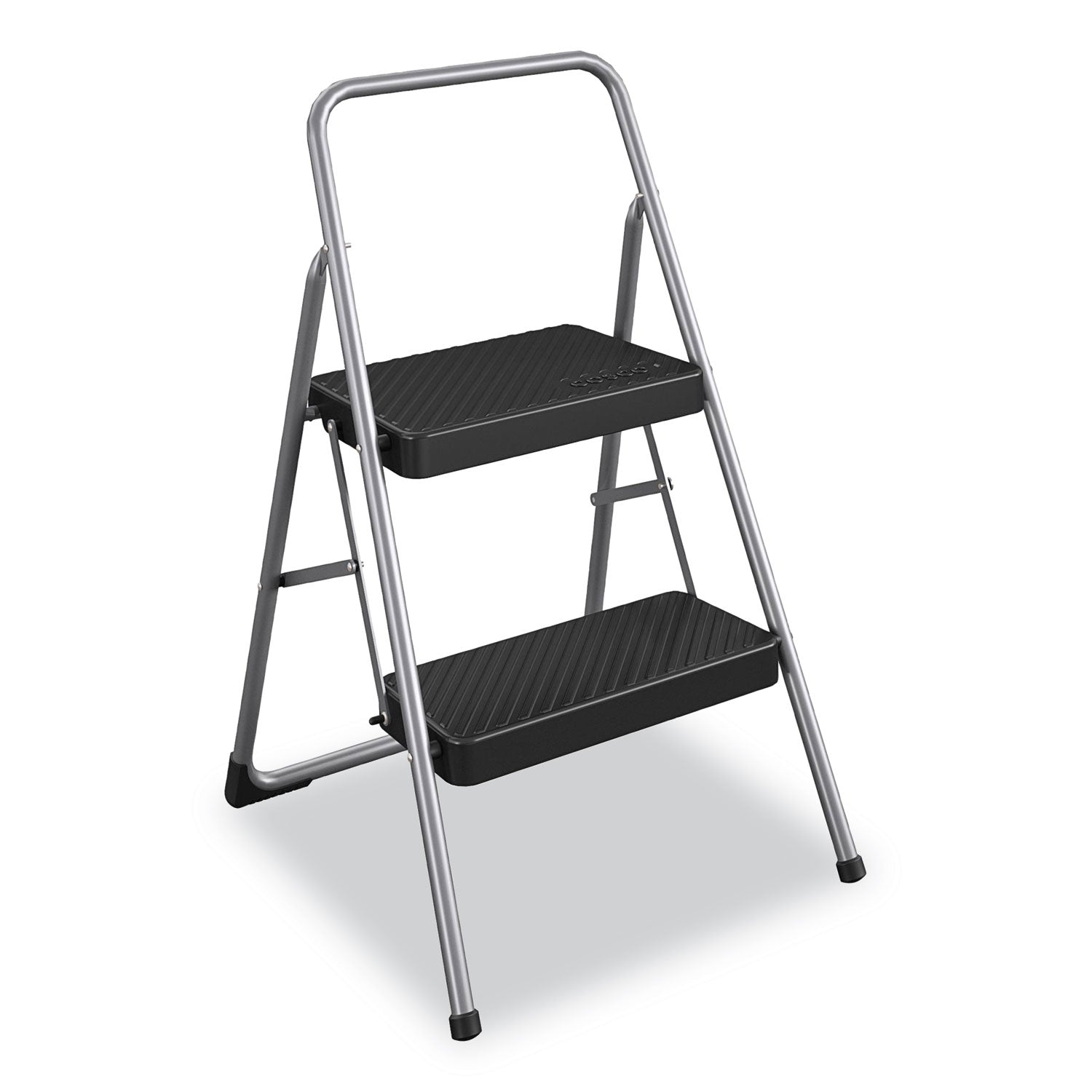2 Step - 200 lb Load Capacity - 17.3" Width x 18" Depth x 28.2" Height - Gray