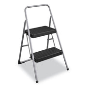 2 Step - 200 lb Load Capacity - 17.3" Width x 18" Depth x 28.2" Height - Gray