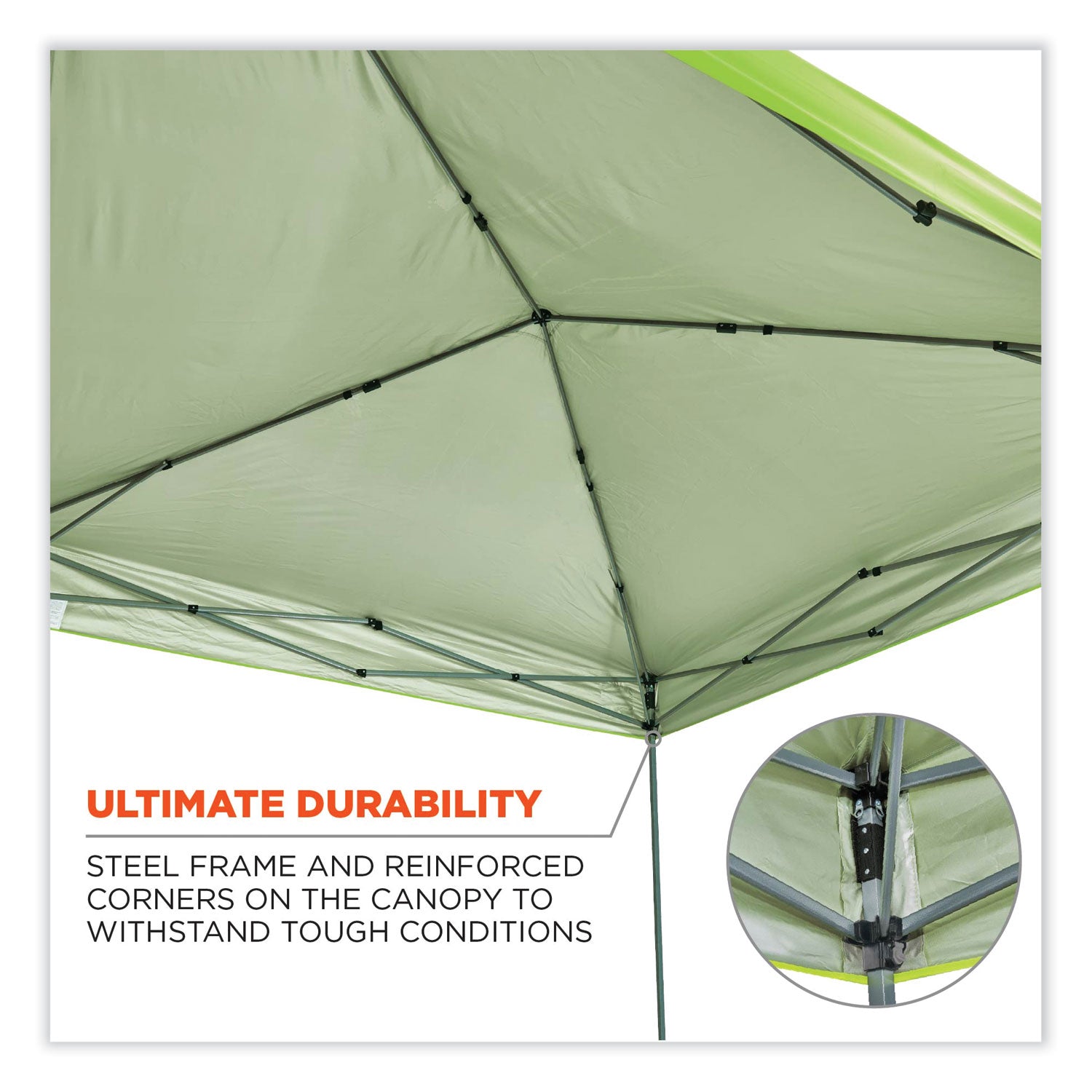 Canopy StyleLime - Polyester, Polyurethane - Steel Frame