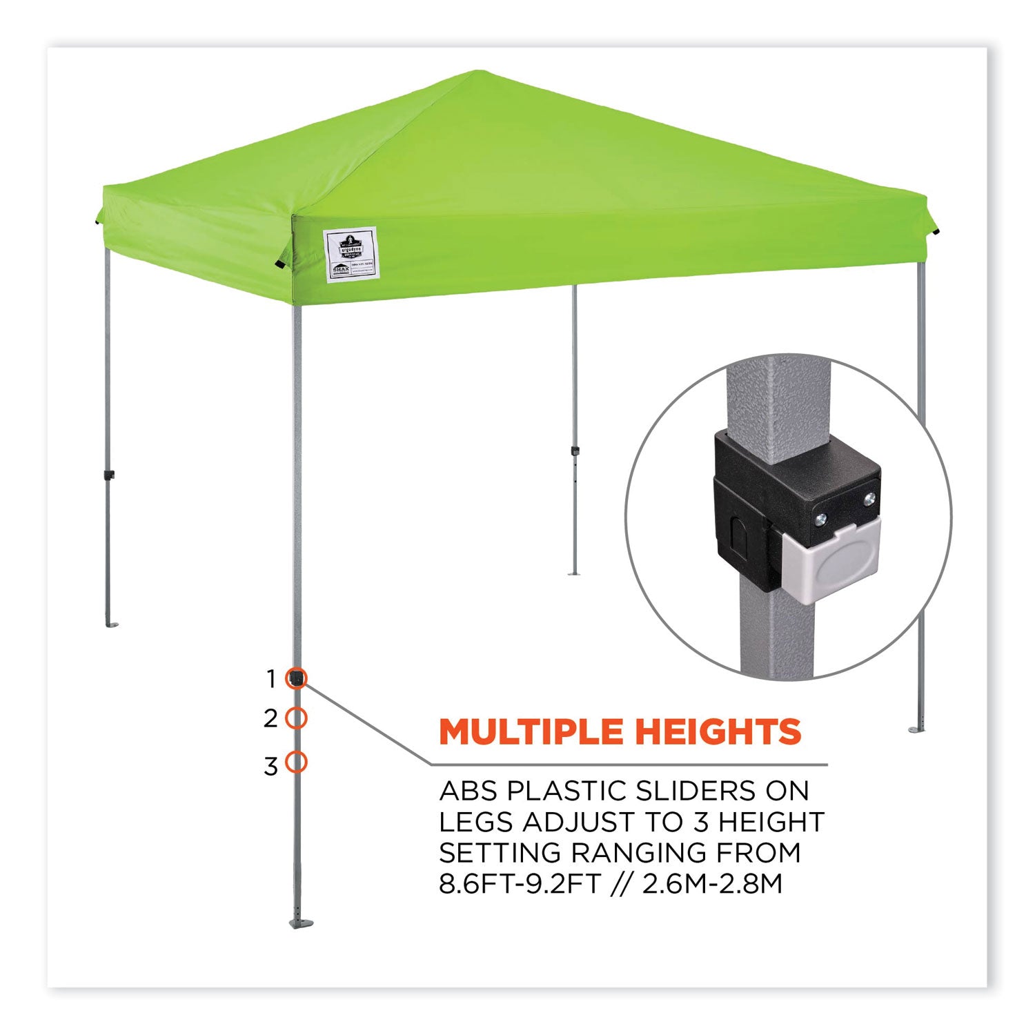 Canopy StyleLime - Polyester, Polyurethane - Steel Frame