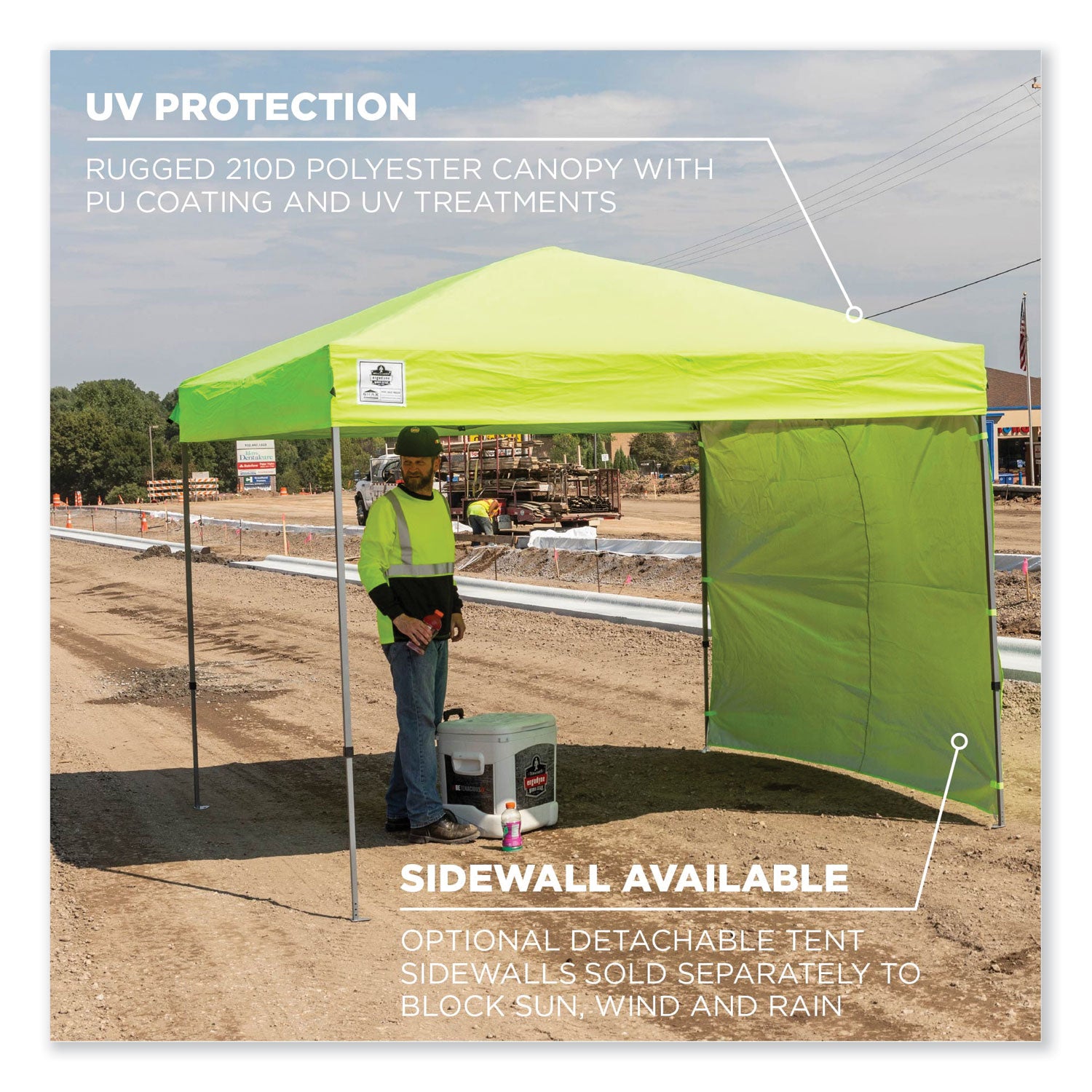 Canopy StyleLime - Polyester, Polyurethane - Steel Frame
