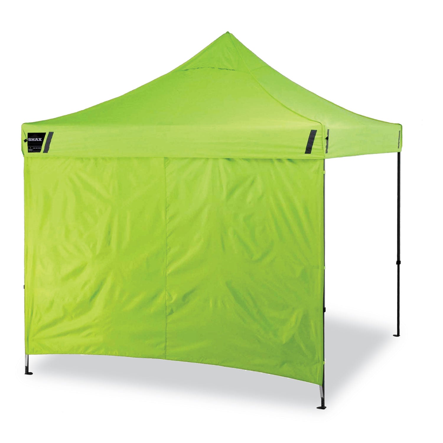 Ergodyne 6051 Heavy-Duty Pop-Up Tent Kit - 10ft x 10ft / 3m x 3m - Canopy StyleLime - Acrylonitrile Butadiene Styrene (ABS), Plastic, Polyester, Polyurethane - Steel Frame