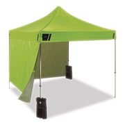 Ergodyne 6051 Heavy-Duty Pop-Up Tent Kit - 10ft x 10ft / 3m x 3m - Canopy StyleLime - Acrylonitrile Butadiene Styrene (ABS), Plastic, Polyester, Polyurethane - Steel Frame