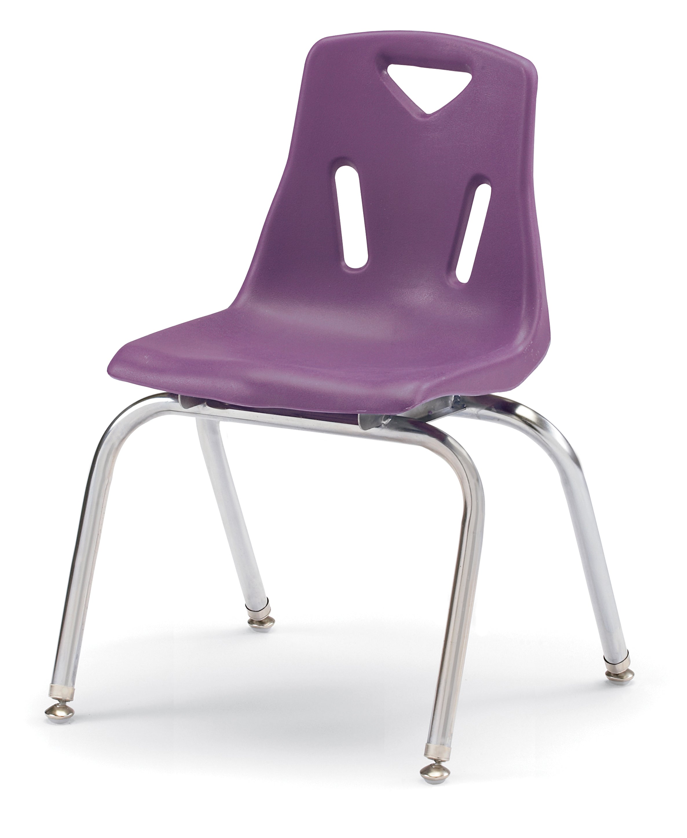 Berries® Stacking Chair with Chrome-Plated Legs - 12" Ht - Key Lime