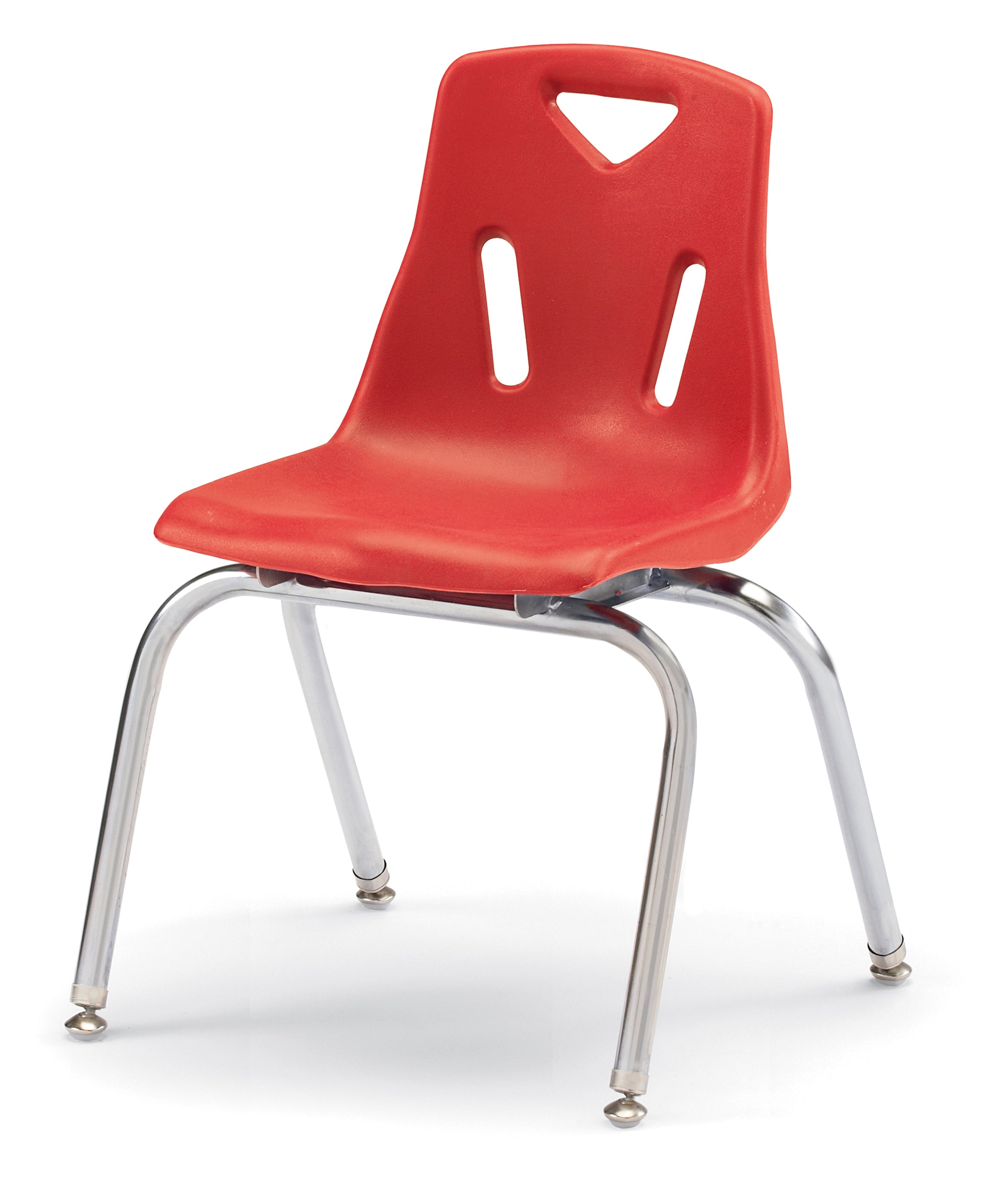 Berries® Stacking Chair with Chrome-Plated Legs - 12" Ht - Key Lime
